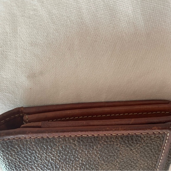Celine Brown Logo Print Wallet Bag - Picture 3 of 7